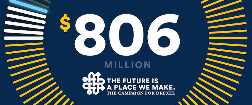 806 million The Future Is a Place We Make: The Campaign for Drexel